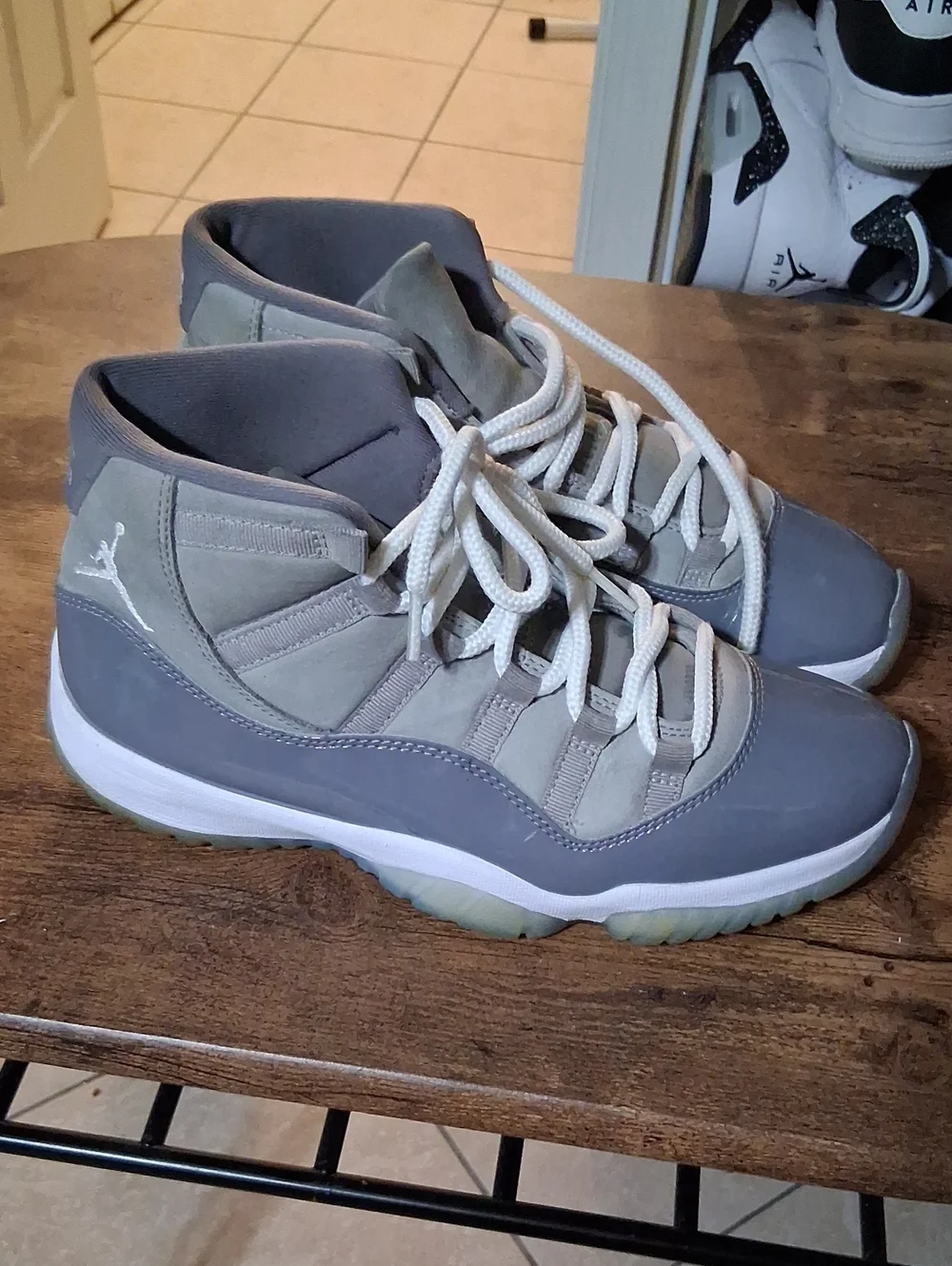 Jordan Men’s High-Top Sneakers - Gray/White